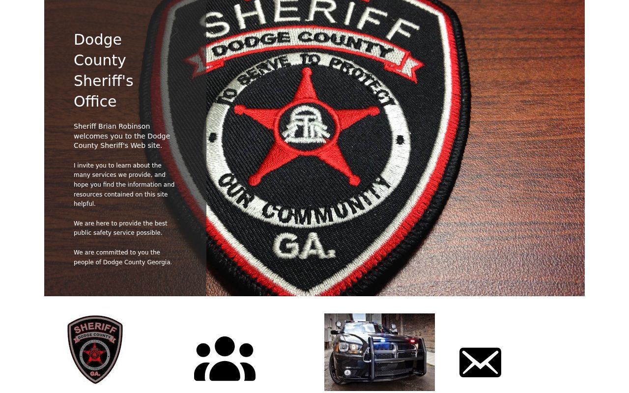 Dodge County warrant check through Sheriff public service navigation