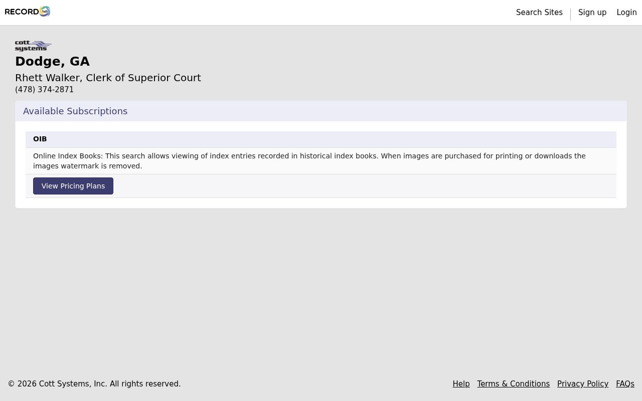 Dodge County active warrant search RecordHub request controls